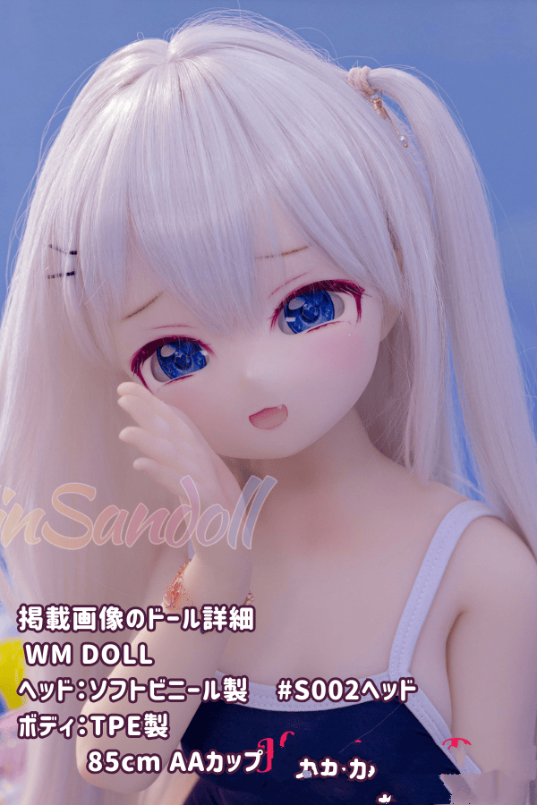 WMDoll 85cm S002ヘッド ソフトビニール製ヘッドとTPE製ボディのAAカップラブドール 青い水着付き オナホール完備 アニメ風ラブドール ダッチワイフ 驚きの低価格