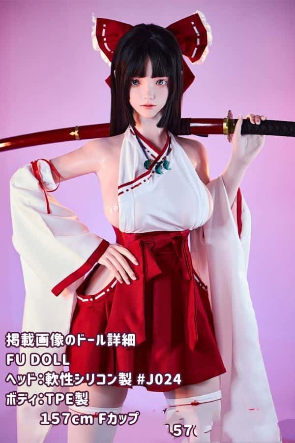 FUDoll 157cm #J024ヘッド シリコン製ヘッド+TPE製ボディのラブドール：Fカップ、ヘッド材質カスタマイズ可能なリアルドール、リーズナブルなダッチワイフ