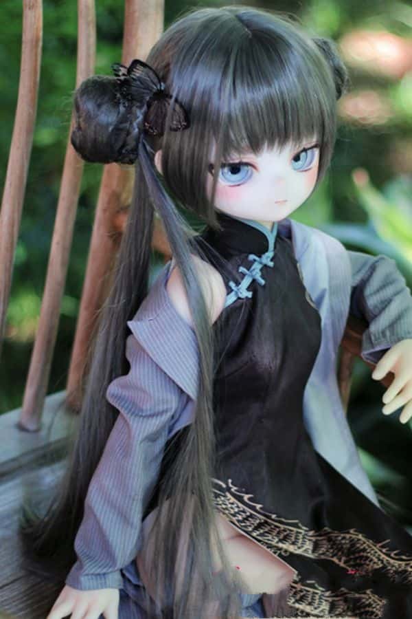 MOZUDOLL 85cm 妃咲 ソフトビニール製ヘッドとTPE製ボディのAカップラブドール：肌色、眼球色、メイク、ウィッグ、衣装が宣材写真通り、ダッチワイフとしてもアニメドールとしても最適なコストパフォーマンス抜群の逸品