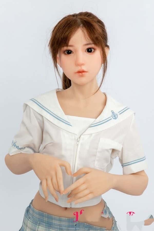 SanhuiDoll 145cm Yukiヘッド フルシリコン製ラブドール ダッチワイフ Aカップ 唇開閉機能選択可 驚きの低価格