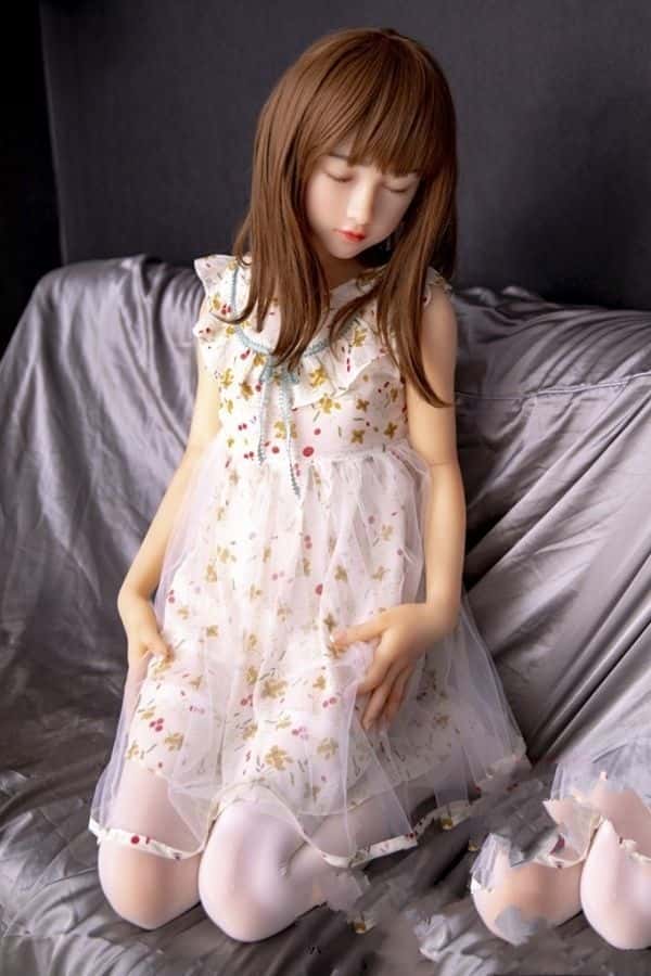 MyLoliWaifu 138cm 莉子 Riko TPE製ラブドール AAカップ ヘッド材質選択可能 メイク選択可能 リアルドール ダッチワイフ 低価格