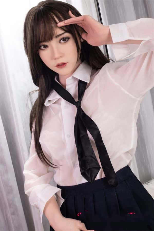 FANREAL 158cm F8ヘッド - Qian フルシリコン製ラブドール ダッチワイフ リアルドール Bカップ リアルメイク付き 高級レビュー