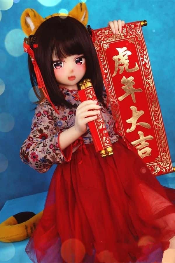 Aotume 135cm #65ヘッド TPE製ラブドール AAカップ 細身タイプ - ヘッド及びボディ材質選択可能なアニメドールとしてのダッチワイフの新基準