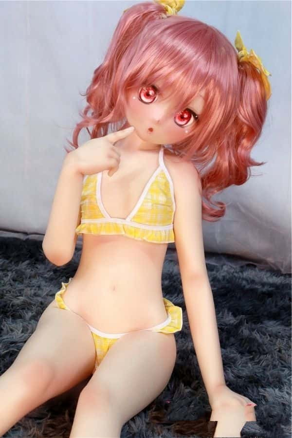 Aotume 135cm #57ヘッド TPE製ラブドール AAカップ 細身タイプ - ヘッド及びボディー材質選択可能なアニメドールとしてのダッチワイフの新基準