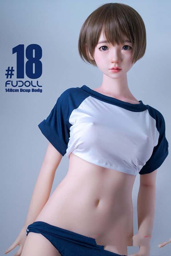 FUDOLL 148cm #18ヘッド シリコン製ヘッド+TPE製ボディのラブドール Dカップ 材質カスタマイズ可能なリアルドール ダッチワイフ ハピネス実写画像で安価