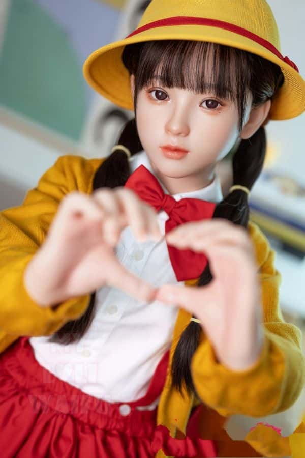 MyLoliWaifu 127cm モモヘッド フルシリコン製 Aカップ メイク選択可能 かわいい ラブドール ダッチワイフ リアルドール 低価格
