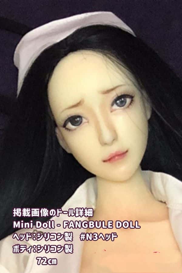 MiniDoll - FANGBULE DOLL 72cm N3ヘッド シリコン製ラブドール：普通バストから巨乳まで選択可能、セックス対応のダッチワイフとしても最適なミニドール、今ならお手頃価格で手に入る！