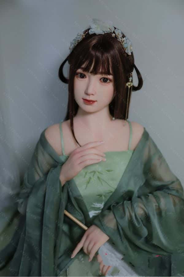 Bezlya 155cm 蝶豆ヘッド シリコン製ヘッド＋TPE製ボディ ラブドール ダッチワイフ リアルドール 貧乳Aカップ M16ボルト カスタマイズ可能 低価格