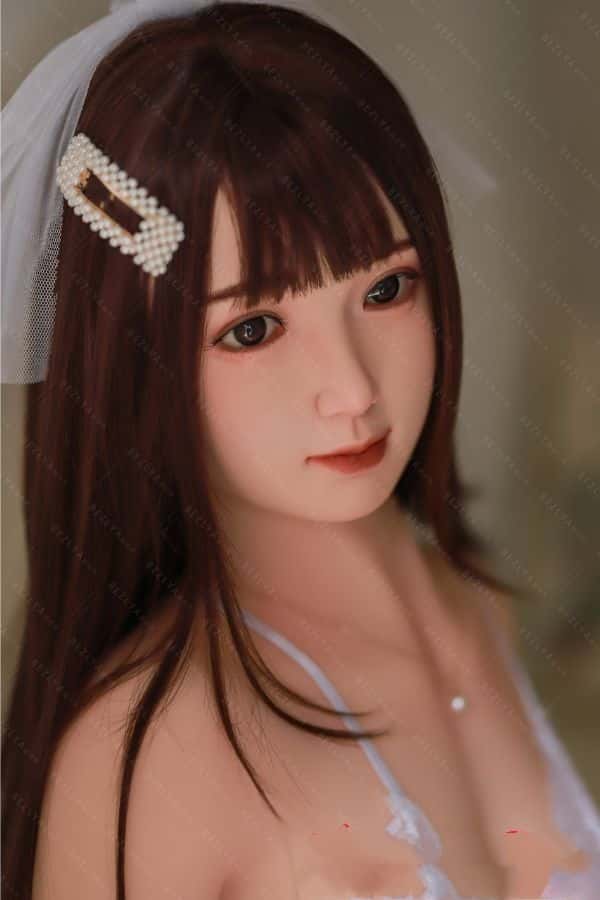 Bezlya 155cm 蝶豆ヘッド シリコン製ヘッド＋TPE製ボディ ラブドール ダッチワイフ リアルドール 貧乳Aカップ M16ボルト カスタマイズ可能 低価格