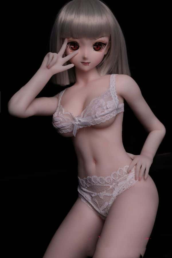 MiniDoll 60cm S5ヘッドGina - アニメ風ミニドール、セックス可能、普通乳シリコン、身長選択可能、ラブドール、ダッチワイフ、驚きの低価格